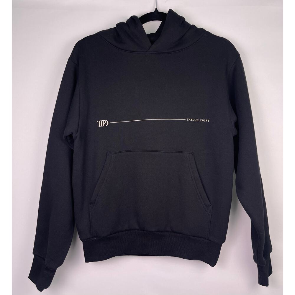 Taylor Swift The Tortured Poets Department Black Hoodie XS Official Merch - Picture 2 of 8